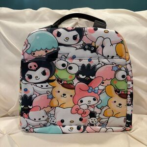 Sanrio Hello Kitty Characters Aluminum Insulated Cooler Bag Lunch Bag Sack NWT